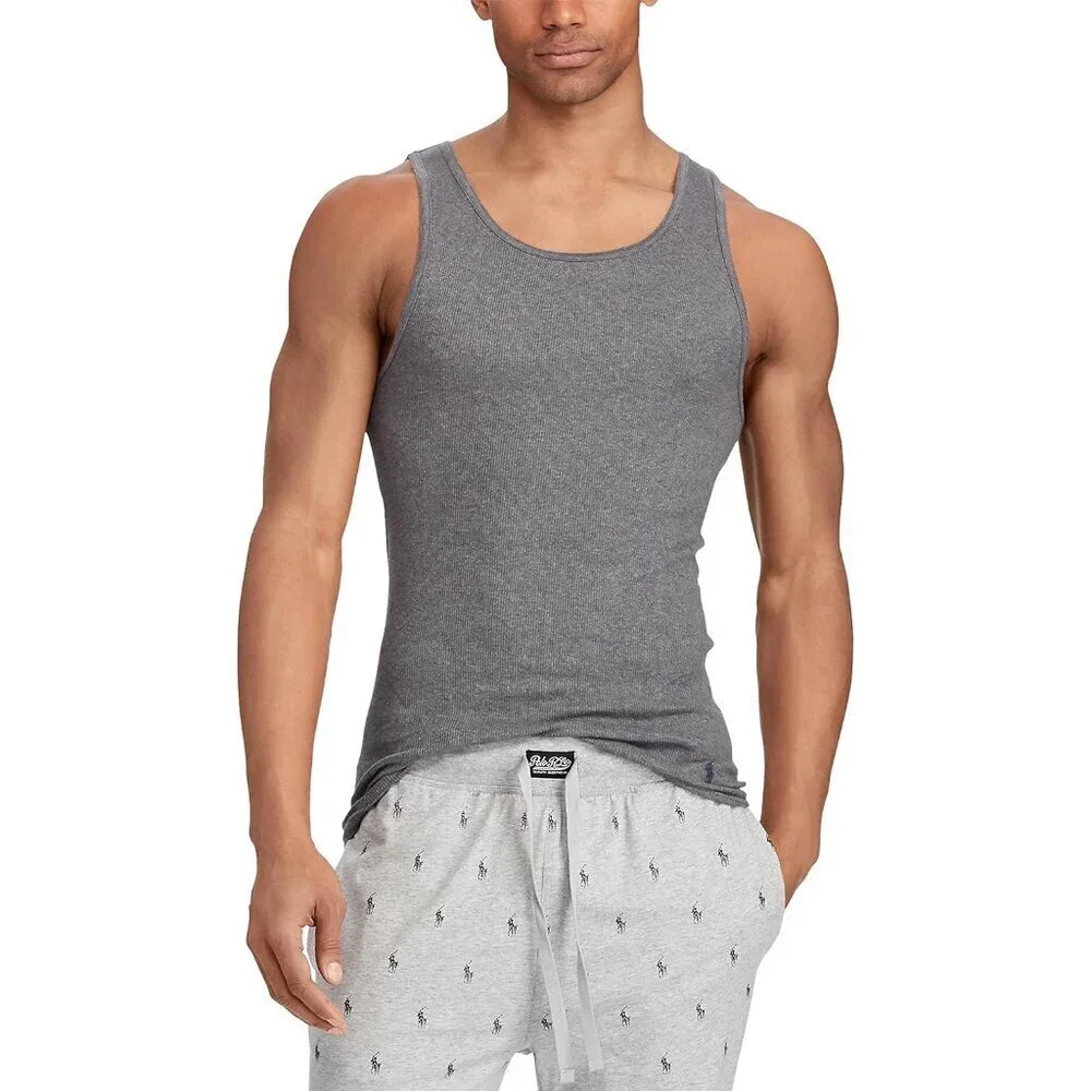 Mens Classic Fit Cotton Tanks 3-Packs